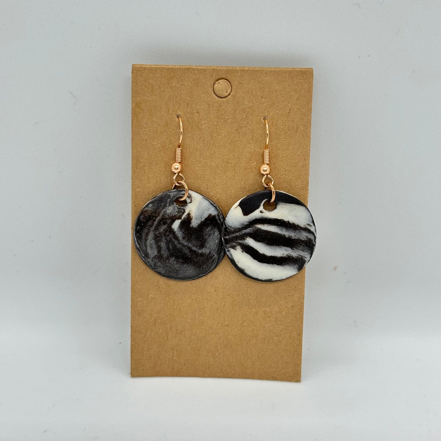Earrings Marbled #6
